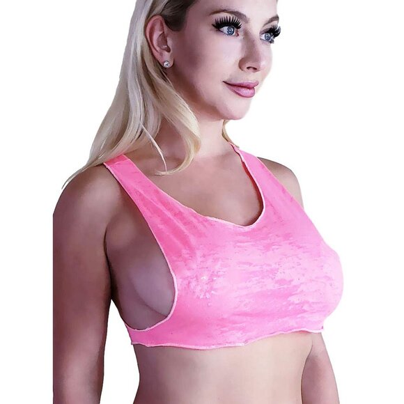 Sexy Crop Top in Feather Weight Jersey - Picture 3 of 3